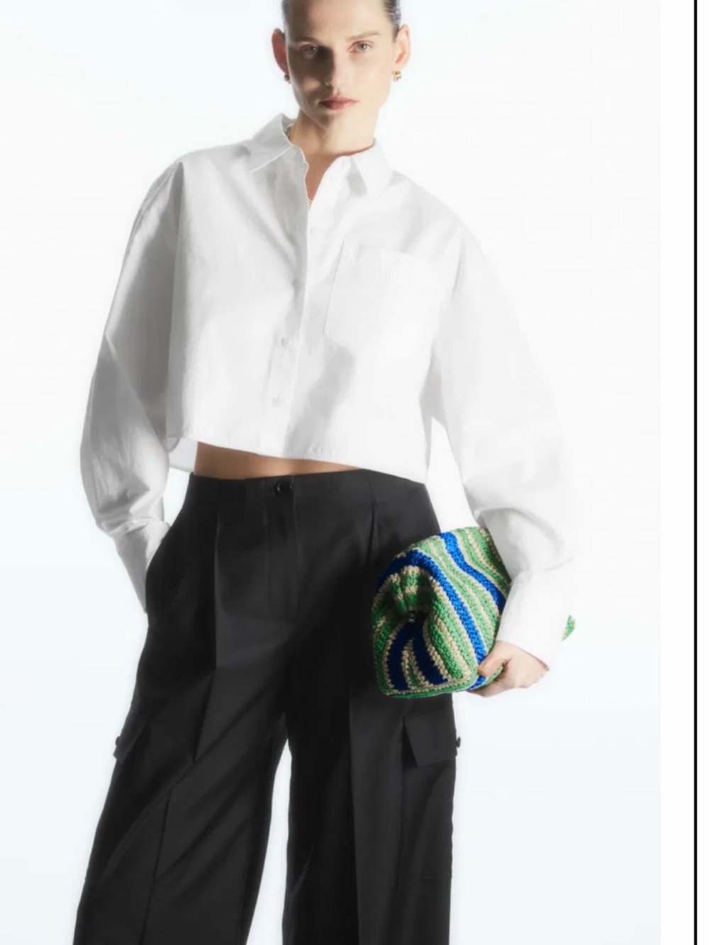 COS Raffia Clutch Bag. - Picture 5 of 5